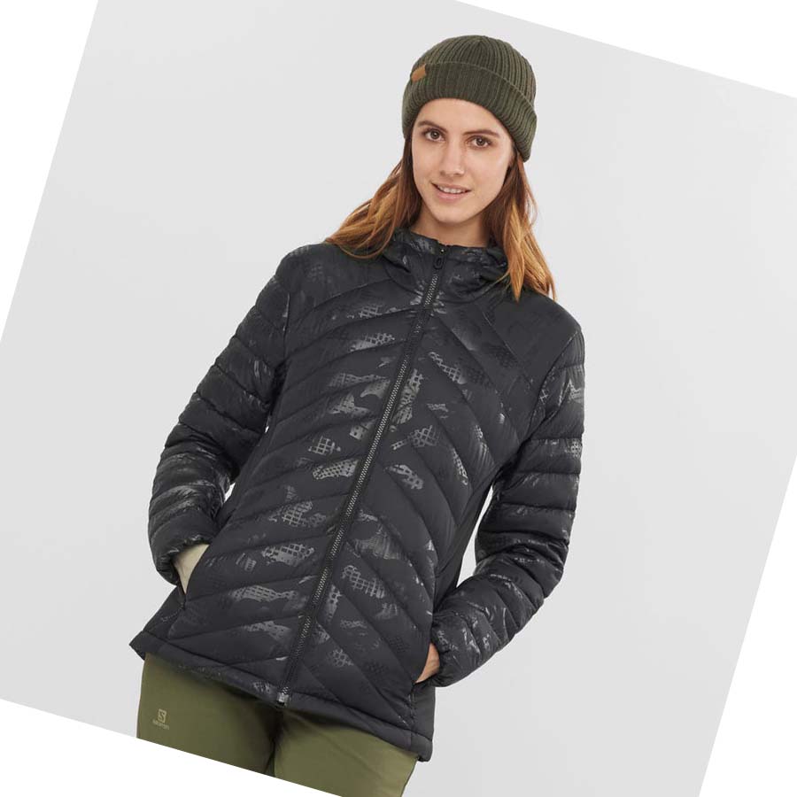 Chaquetas Salomon ESSENTIAL XWARM DOWN INSULATED Mujer Negros Negros | MX 2446QMA